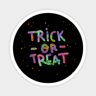 Trick or Treat Gummy Worms Matching Halloween Colorful Tees Magnet